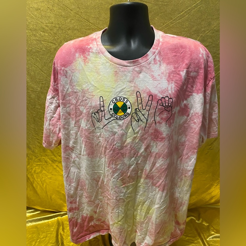 Cross Colours Tye Dye Graphic Tee